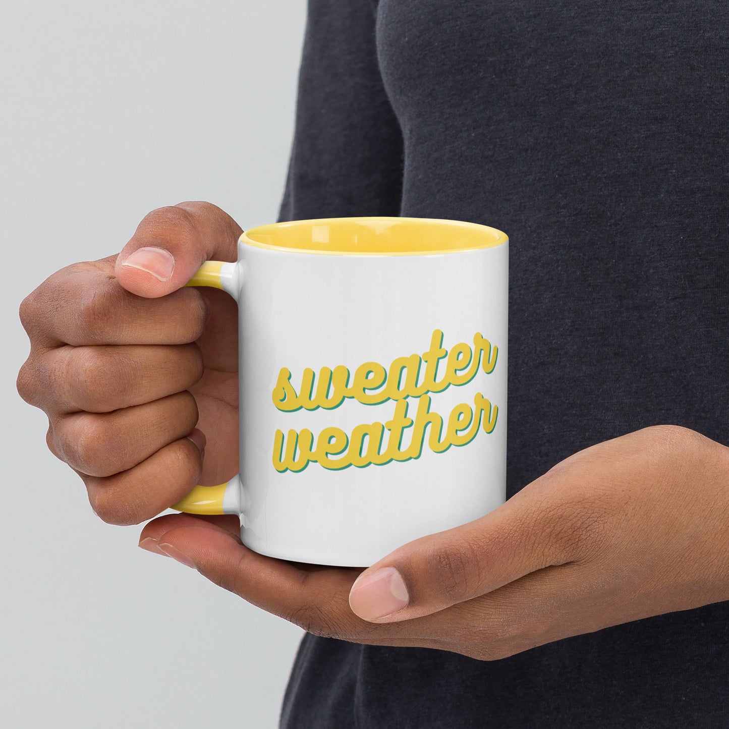 Sweater Weather - Mug with Color Inside