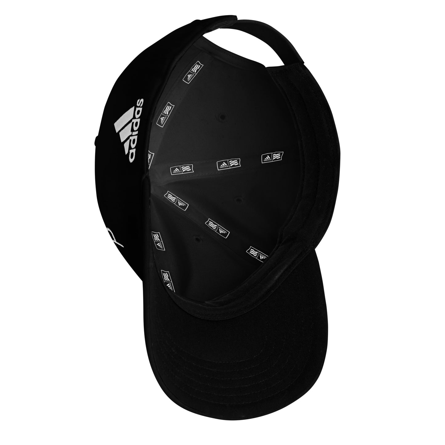 clicke.shop Performance Golf Cap (adidas Black w/White)