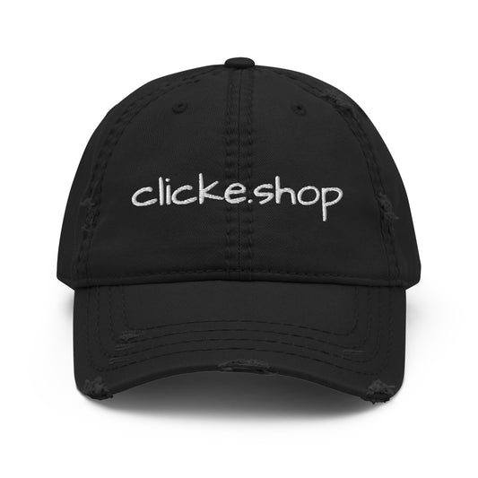 clicke.shop Distressed Dad Hat