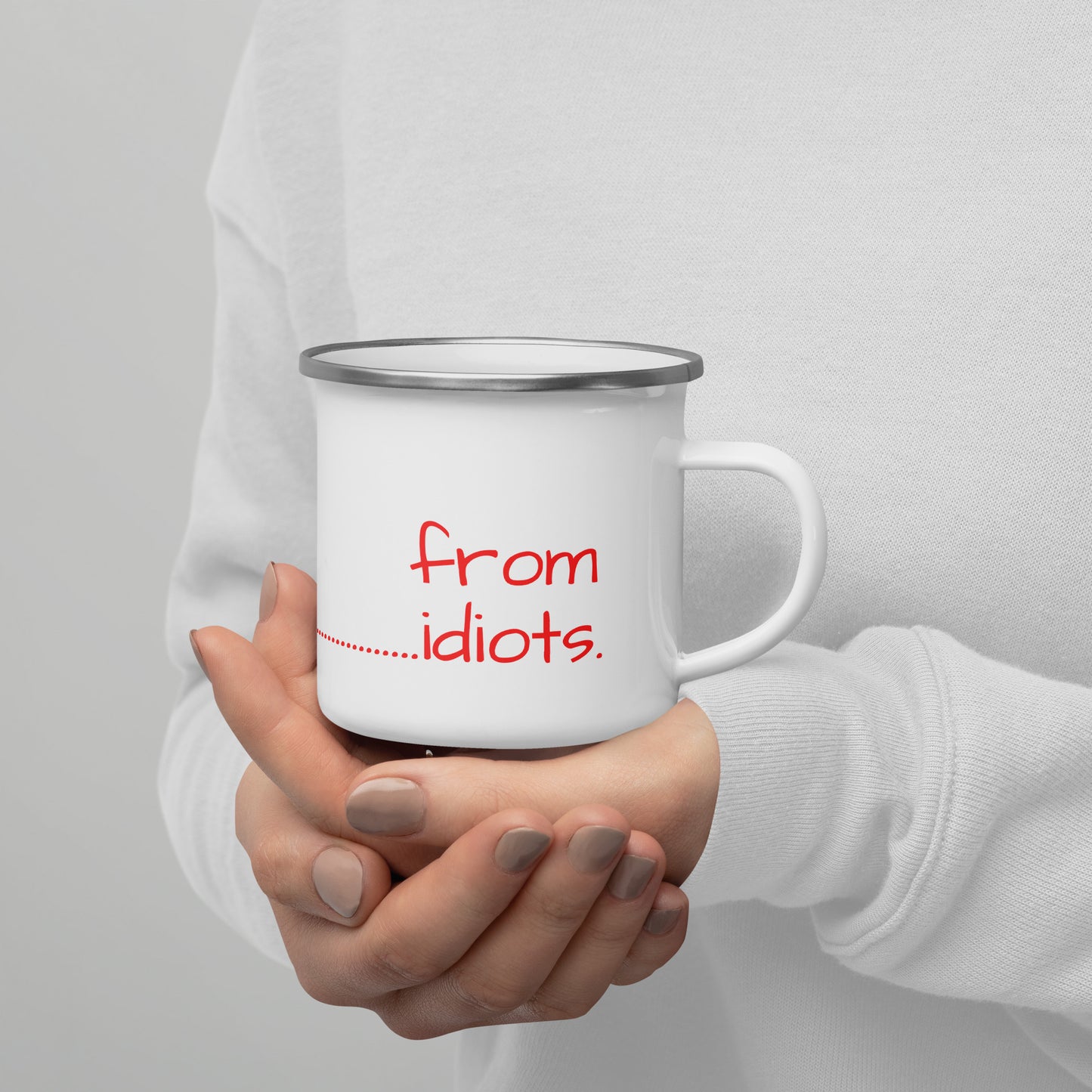 Back Off!...Enamel Mug