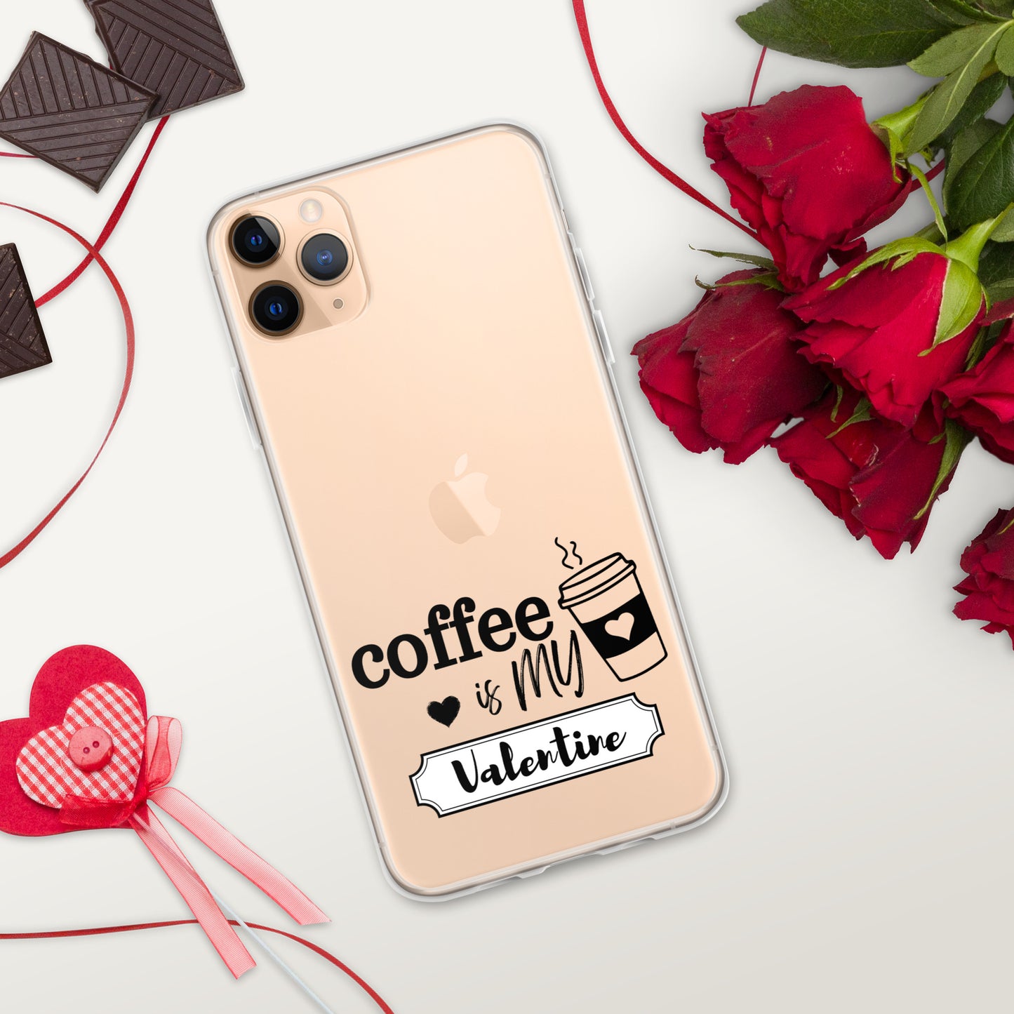 Coffee is my Valentine - iPhone Case