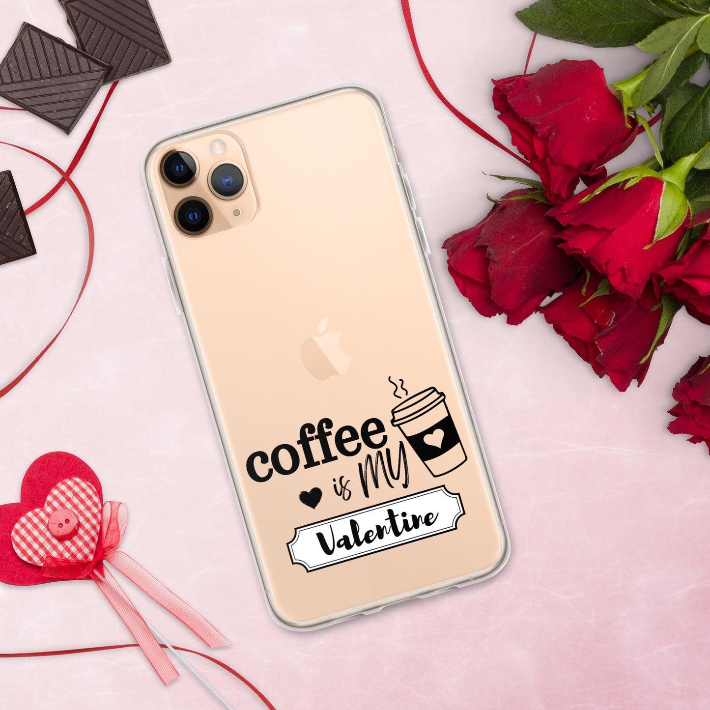 Coffee is my Valentine - iPhone Case