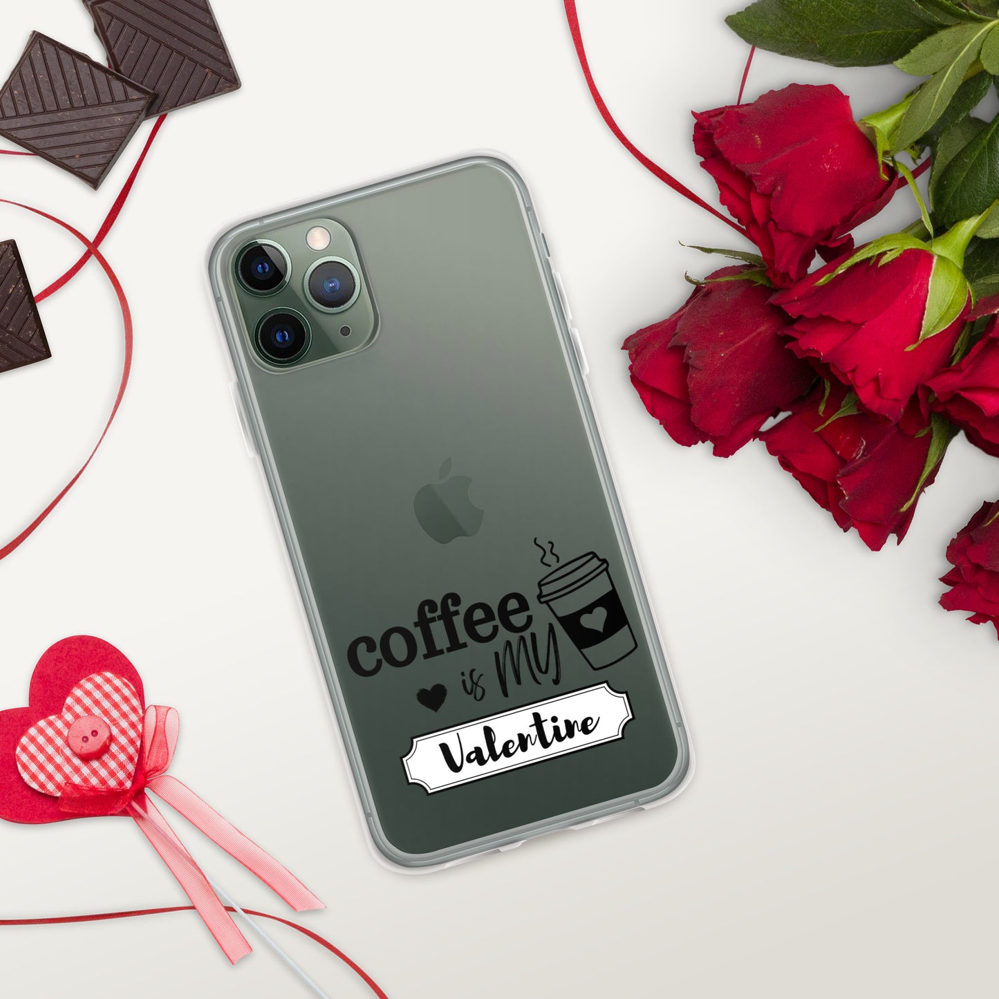 Coffee is my Valentine - iPhone Case