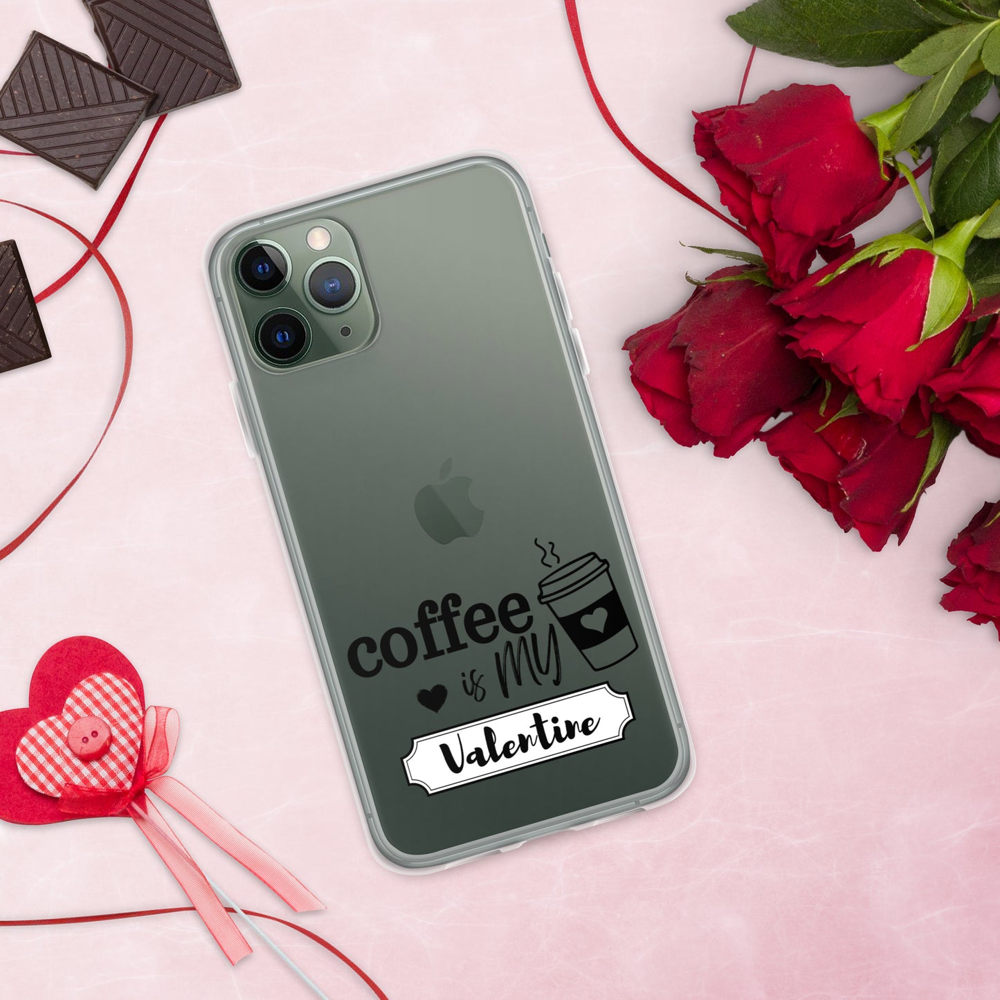 Coffee is my Valentine - iPhone Case