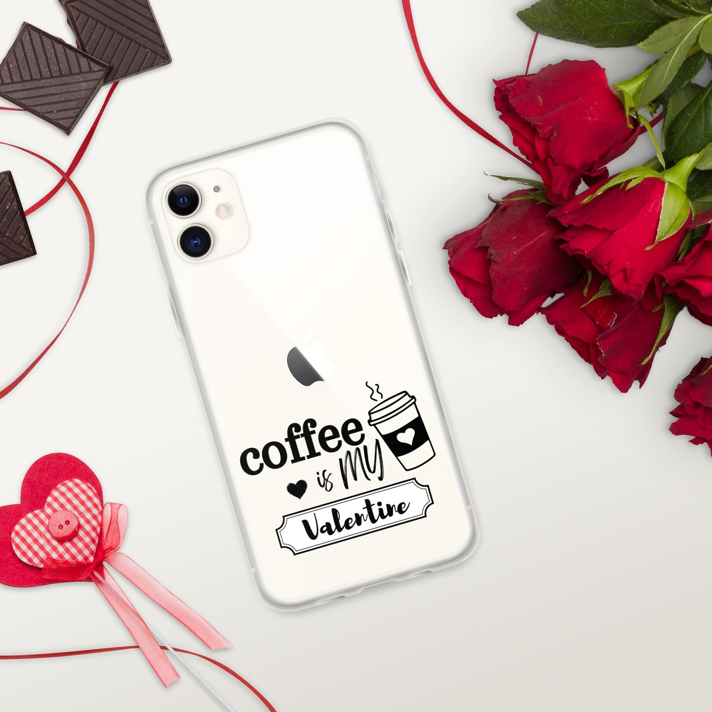 Coffee is my Valentine - iPhone Case