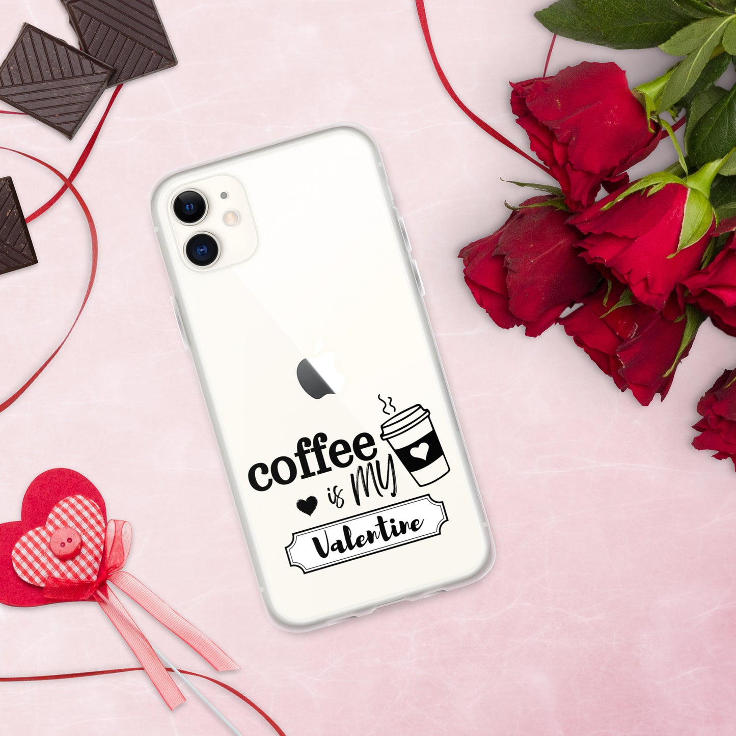 Coffee is my Valentine - iPhone Case