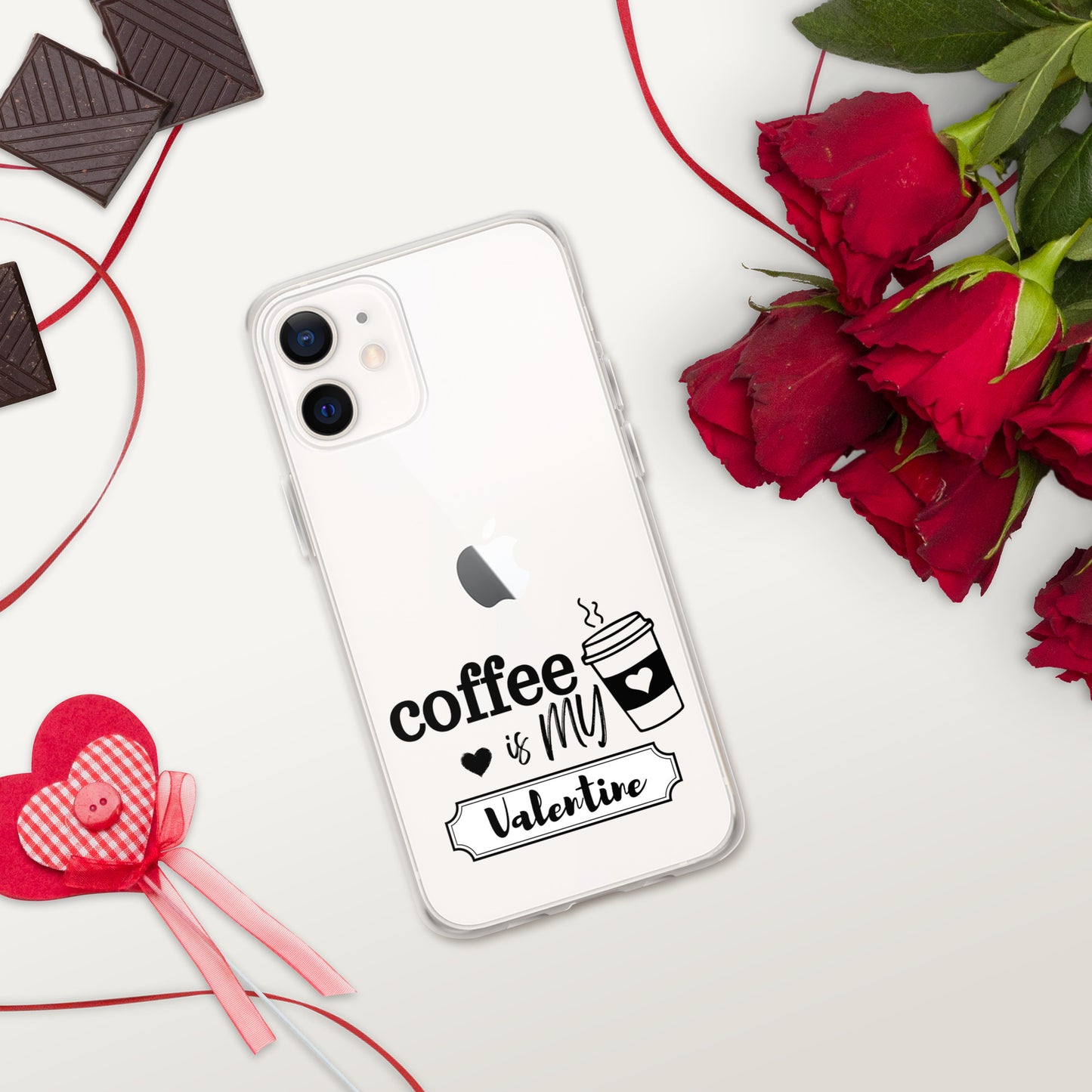 Coffee is my Valentine - iPhone Case