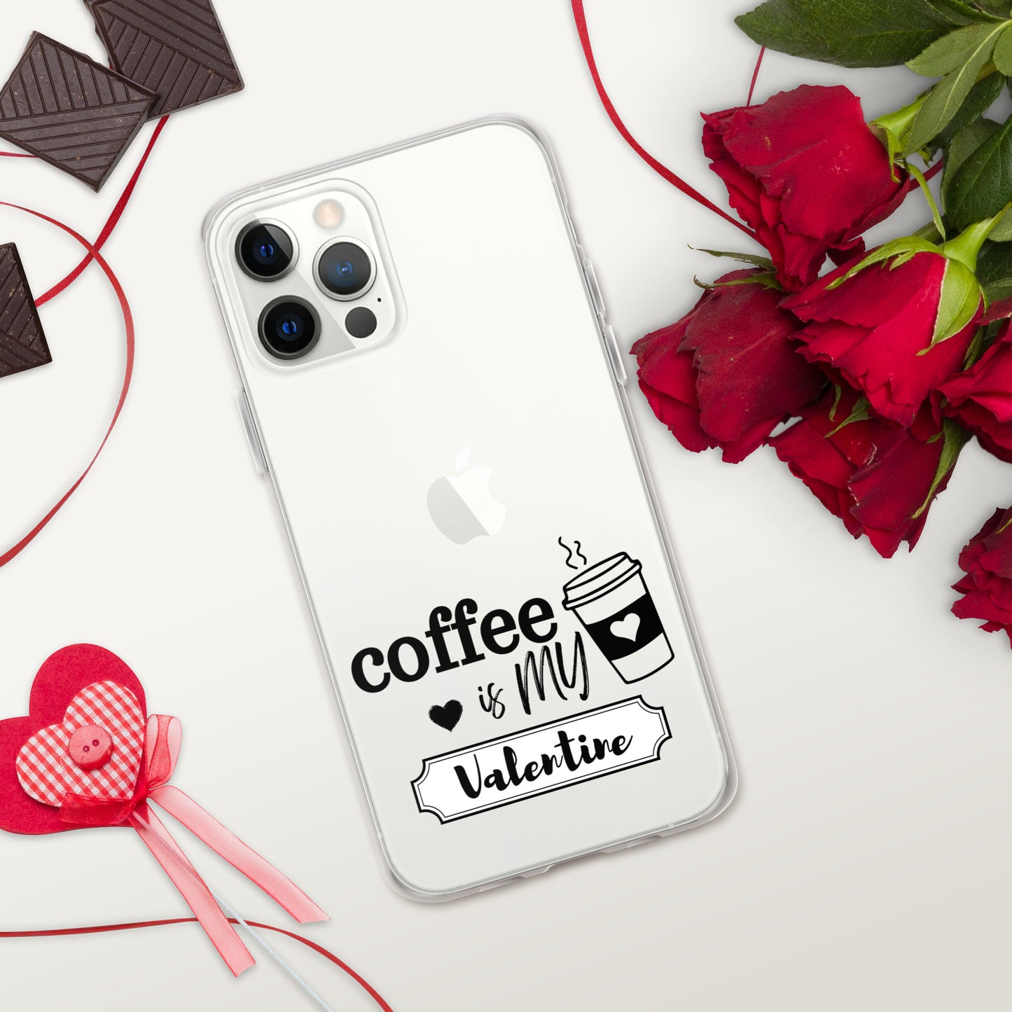 Coffee is my Valentine - iPhone Case