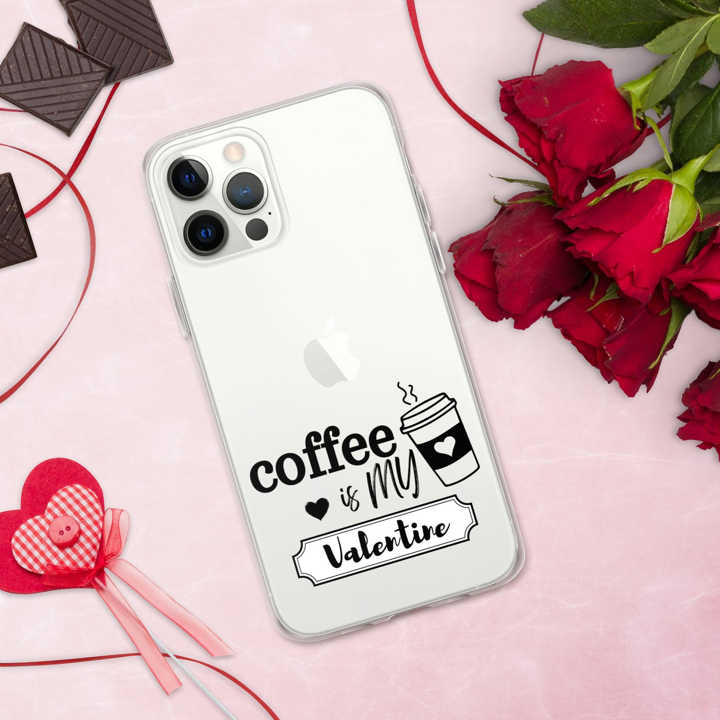 Coffee is my Valentine - iPhone Case