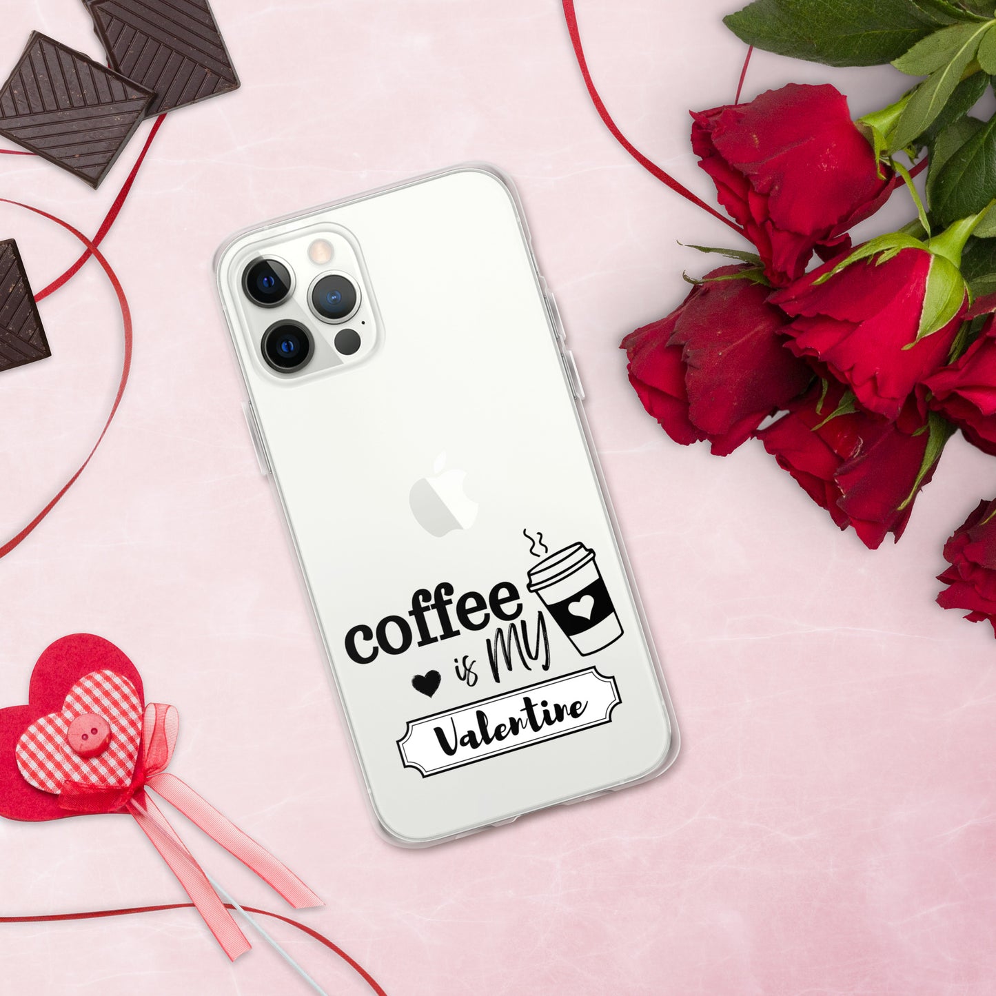 Coffee is my Valentine - iPhone Case