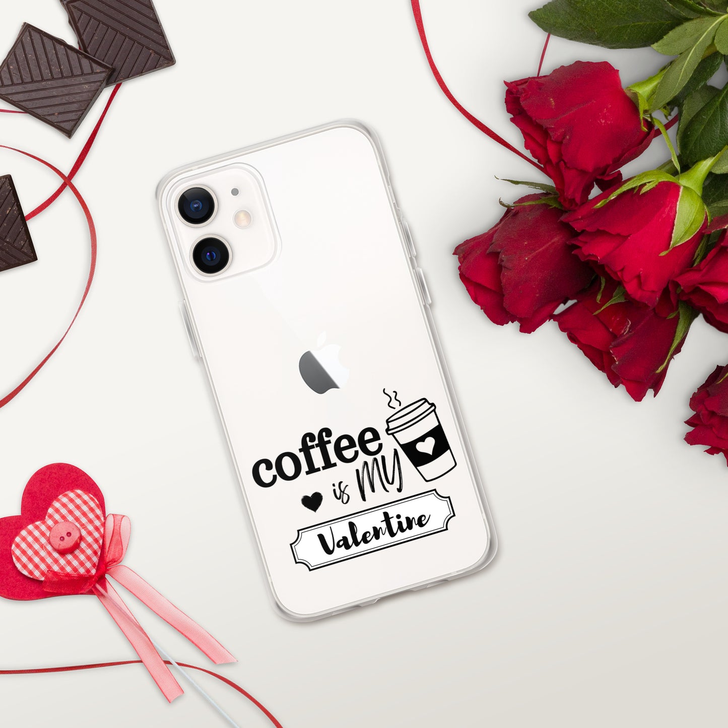 Coffee is my Valentine - iPhone Case