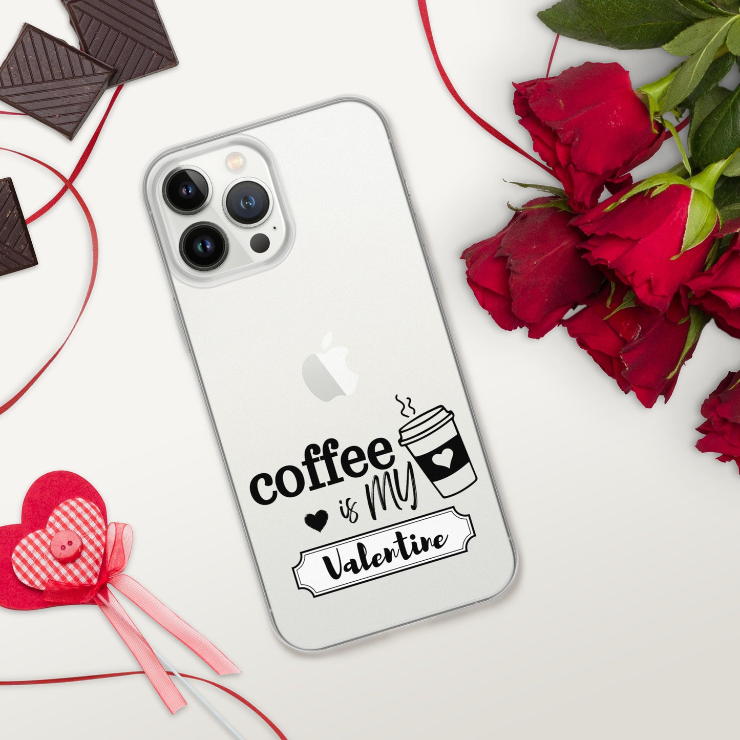 Coffee is my Valentine - iPhone Case