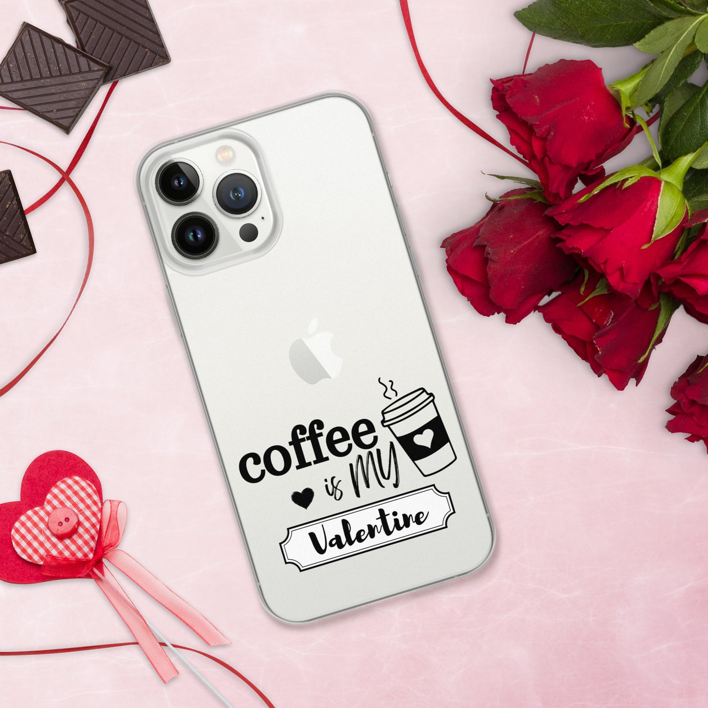 Coffee is my Valentine - iPhone Case