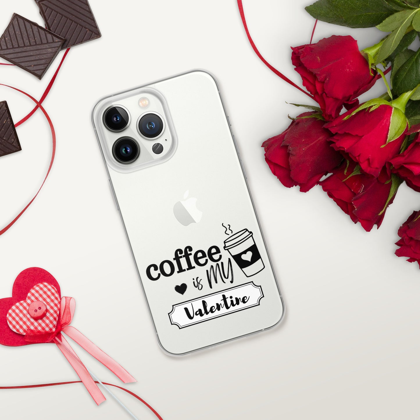 Coffee is my Valentine - iPhone Case