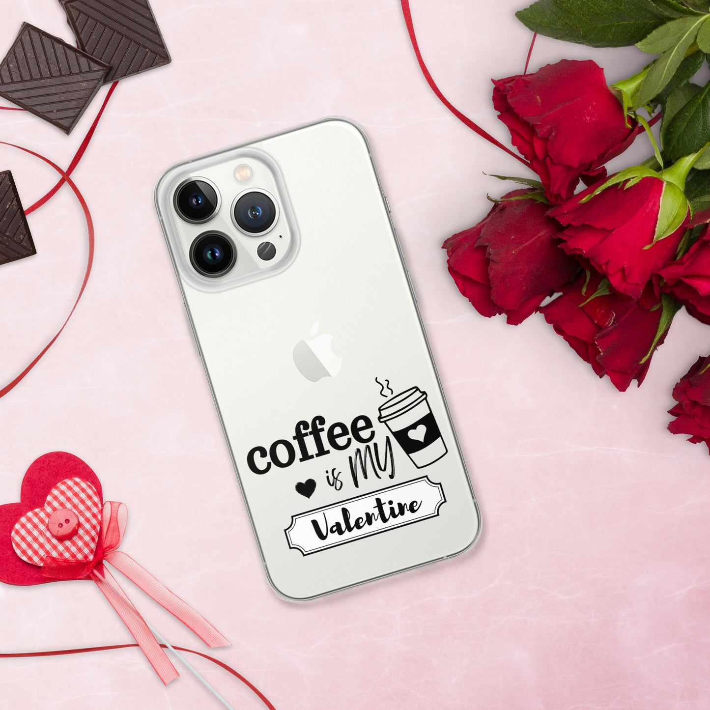 Coffee is my Valentine - iPhone Case