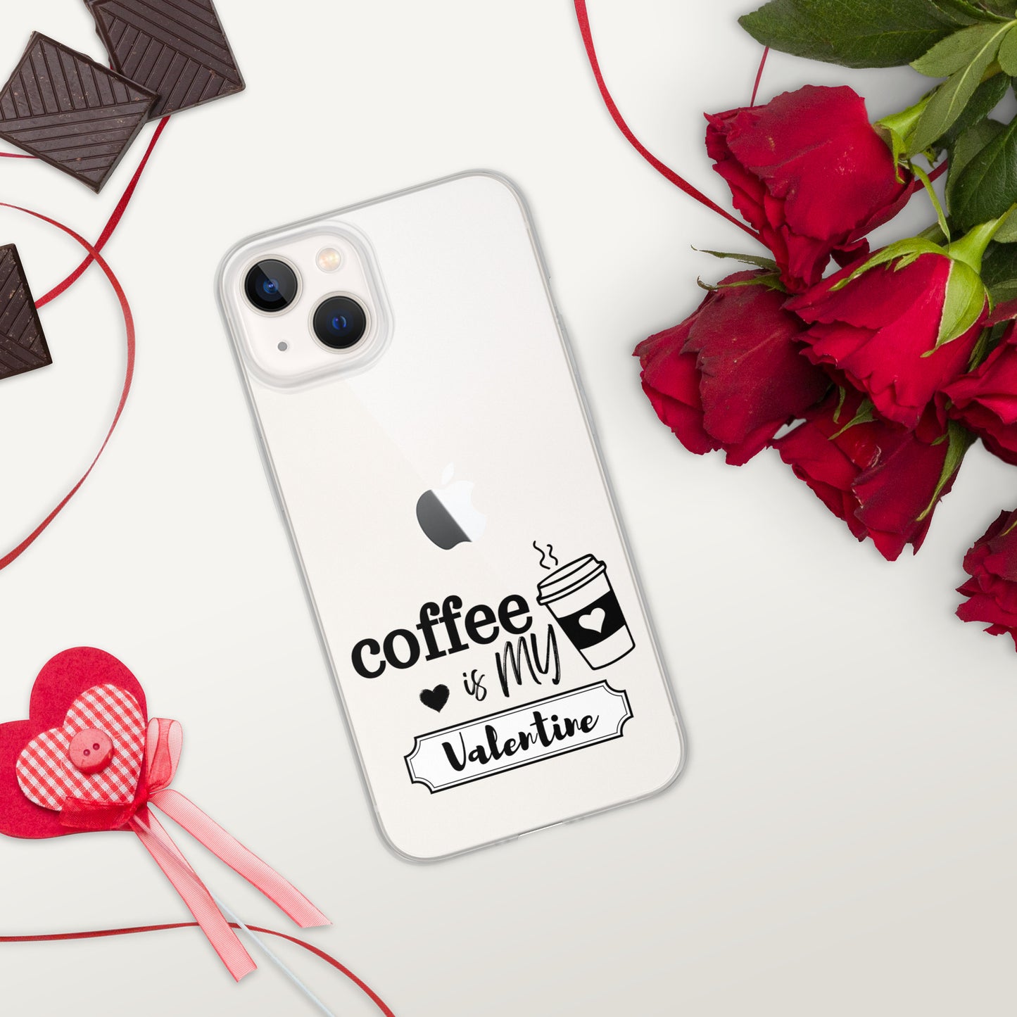 Coffee is my Valentine - iPhone Case