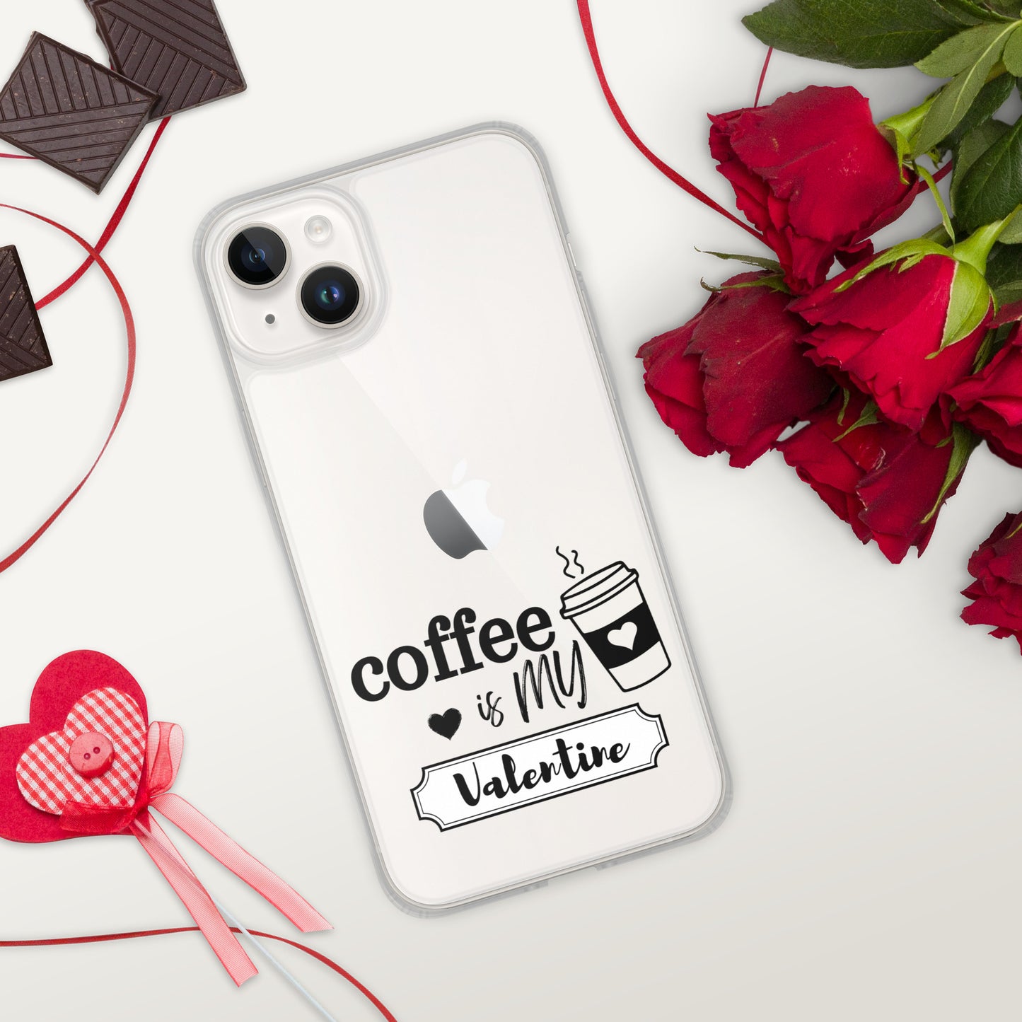 Coffee is my Valentine - iPhone Case