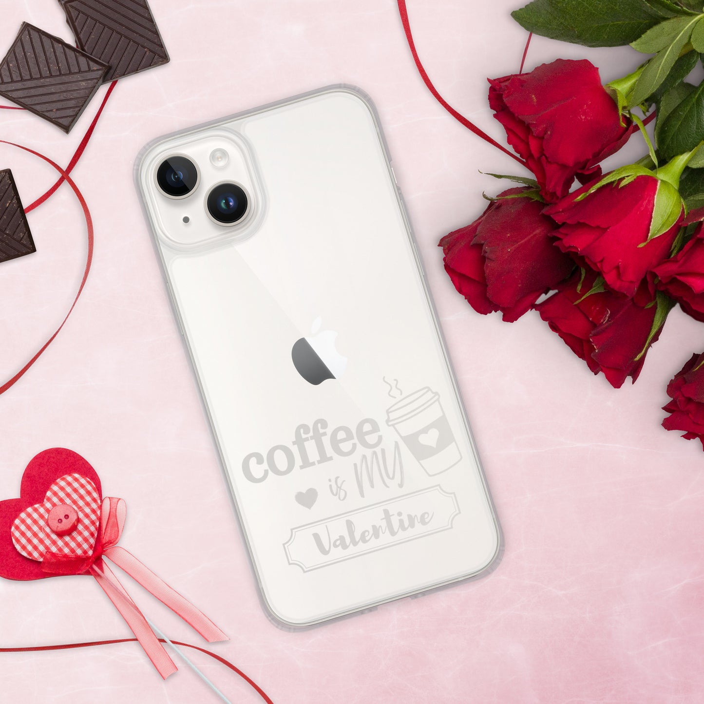 Coffee is my Valentine - iPhone Case