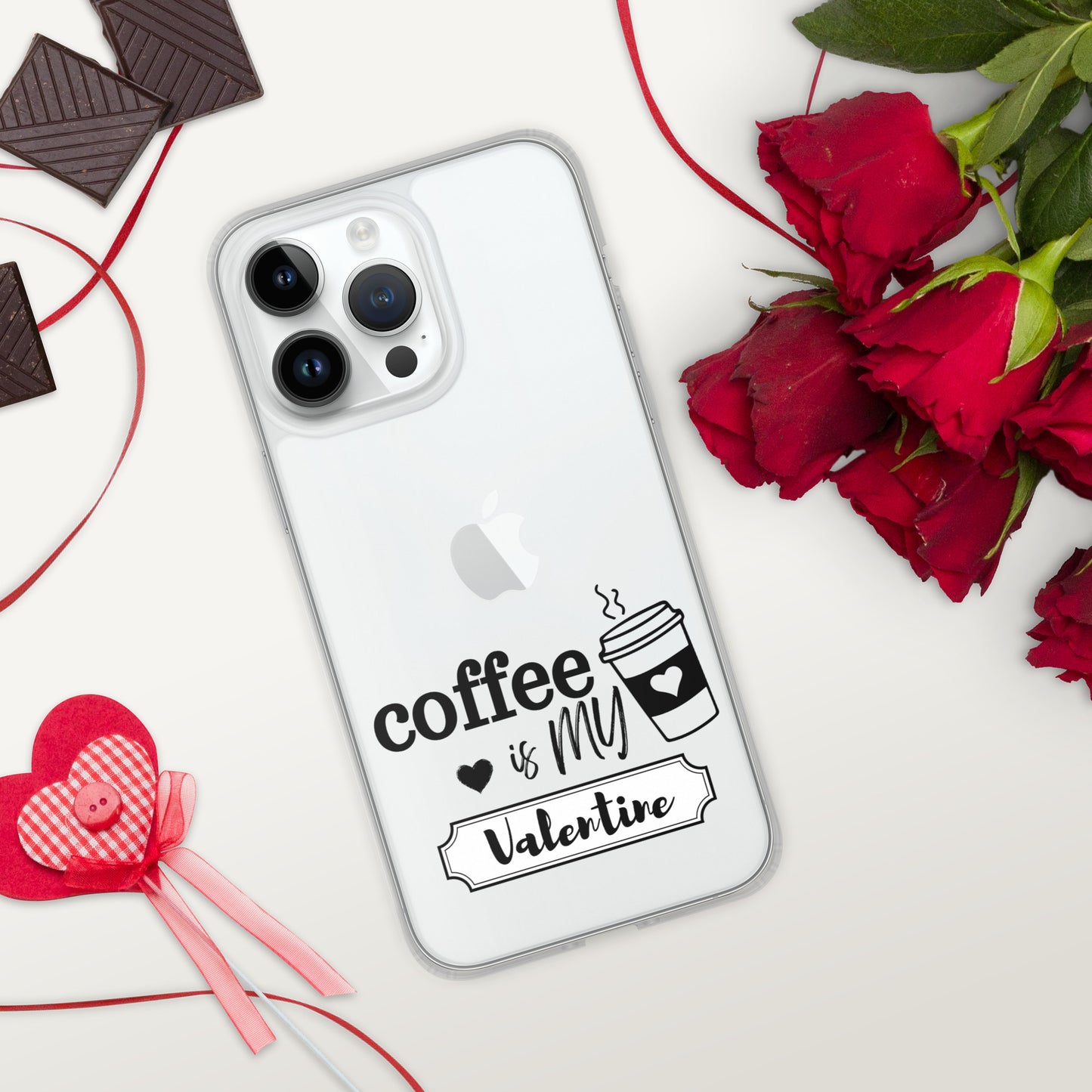 Coffee is my Valentine - iPhone Case