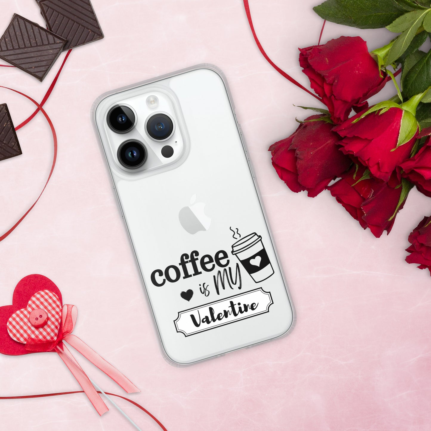 Coffee is my Valentine - iPhone Case