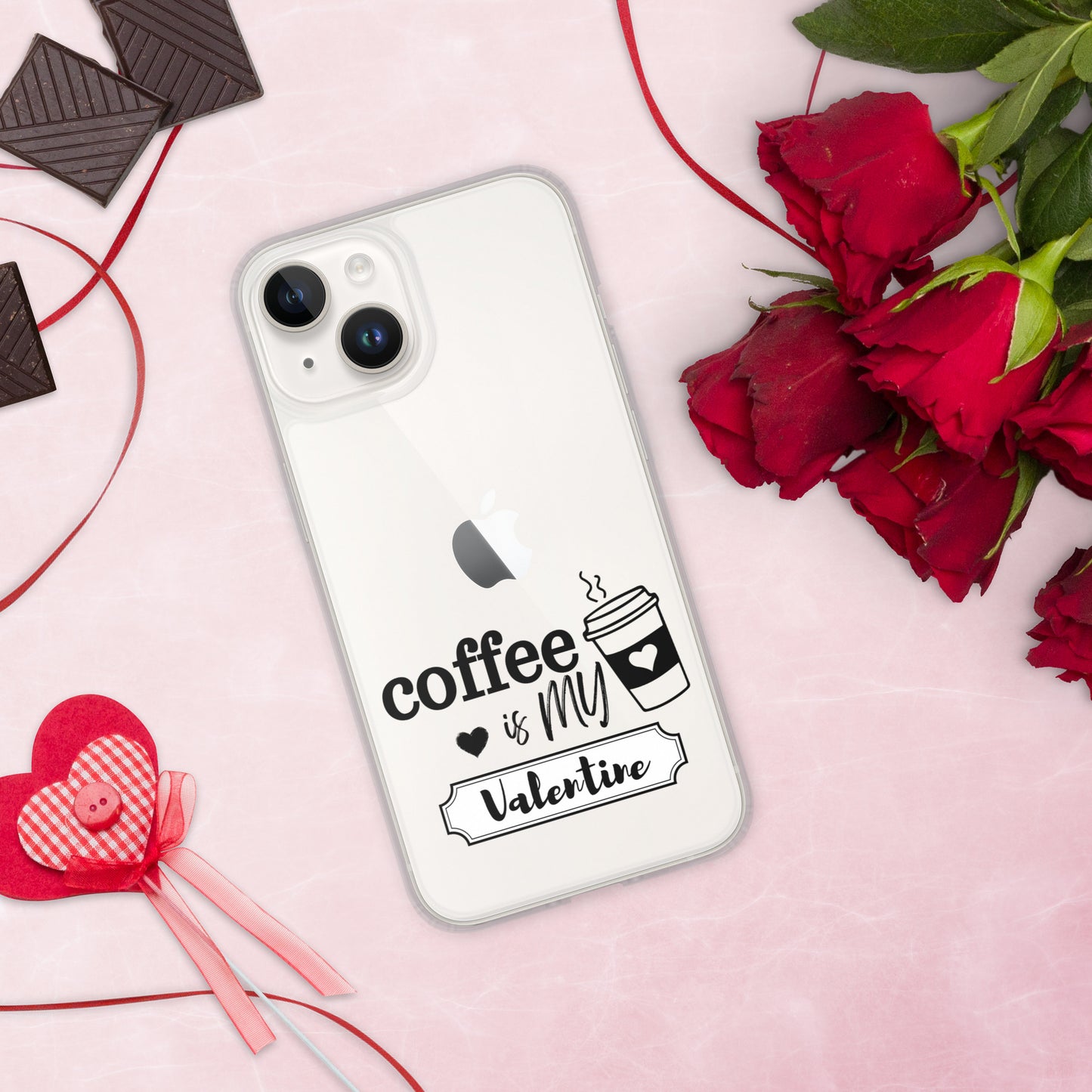 Coffee is my Valentine - iPhone Case