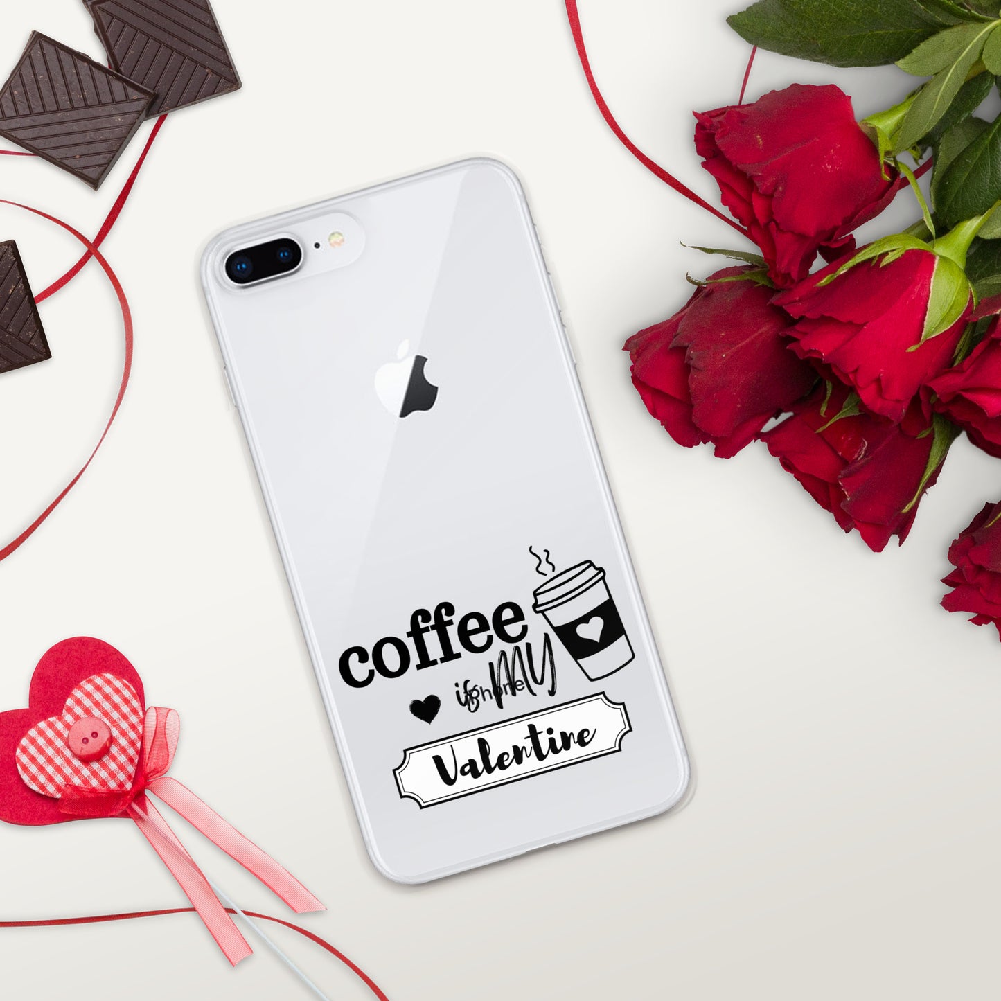 Coffee is my Valentine - iPhone Case