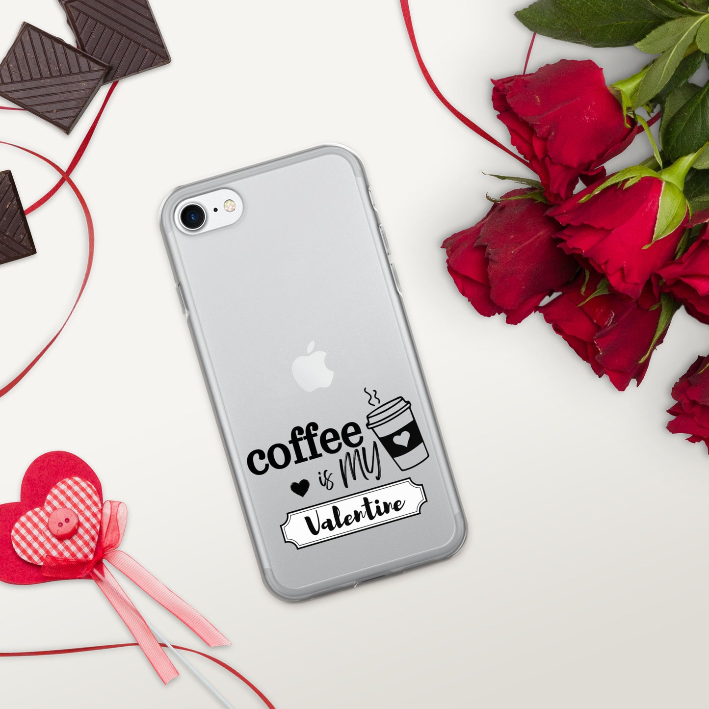 Coffee is my Valentine - iPhone Case