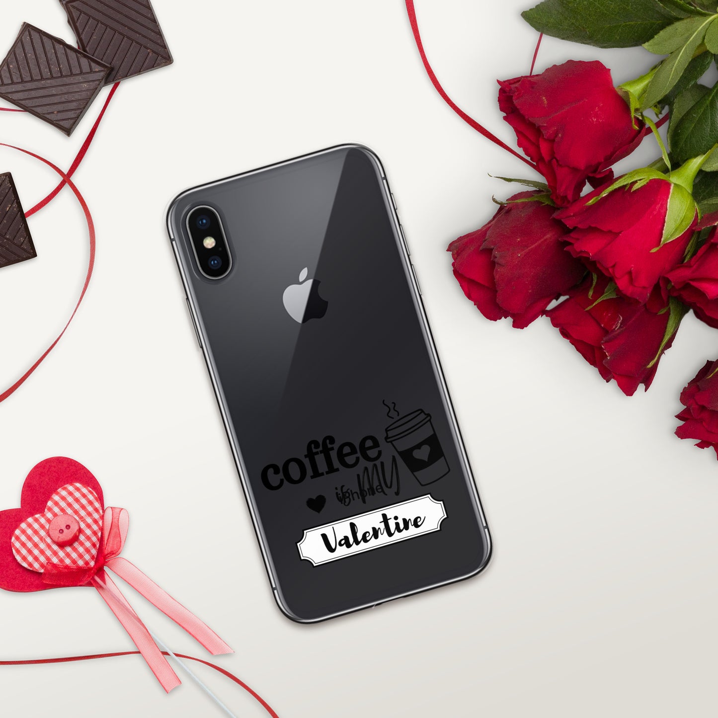 Coffee is my Valentine - iPhone Case