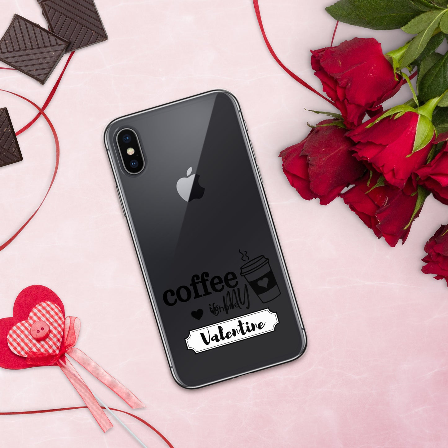 Coffee is my Valentine - iPhone Case