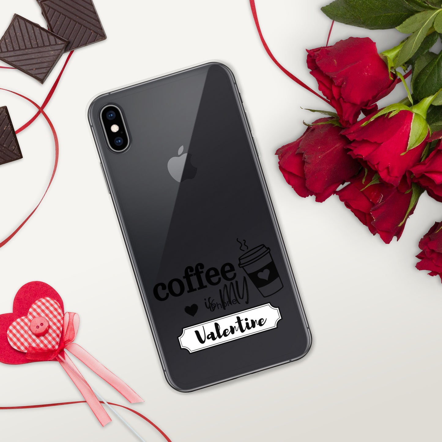 Coffee is my Valentine - iPhone Case