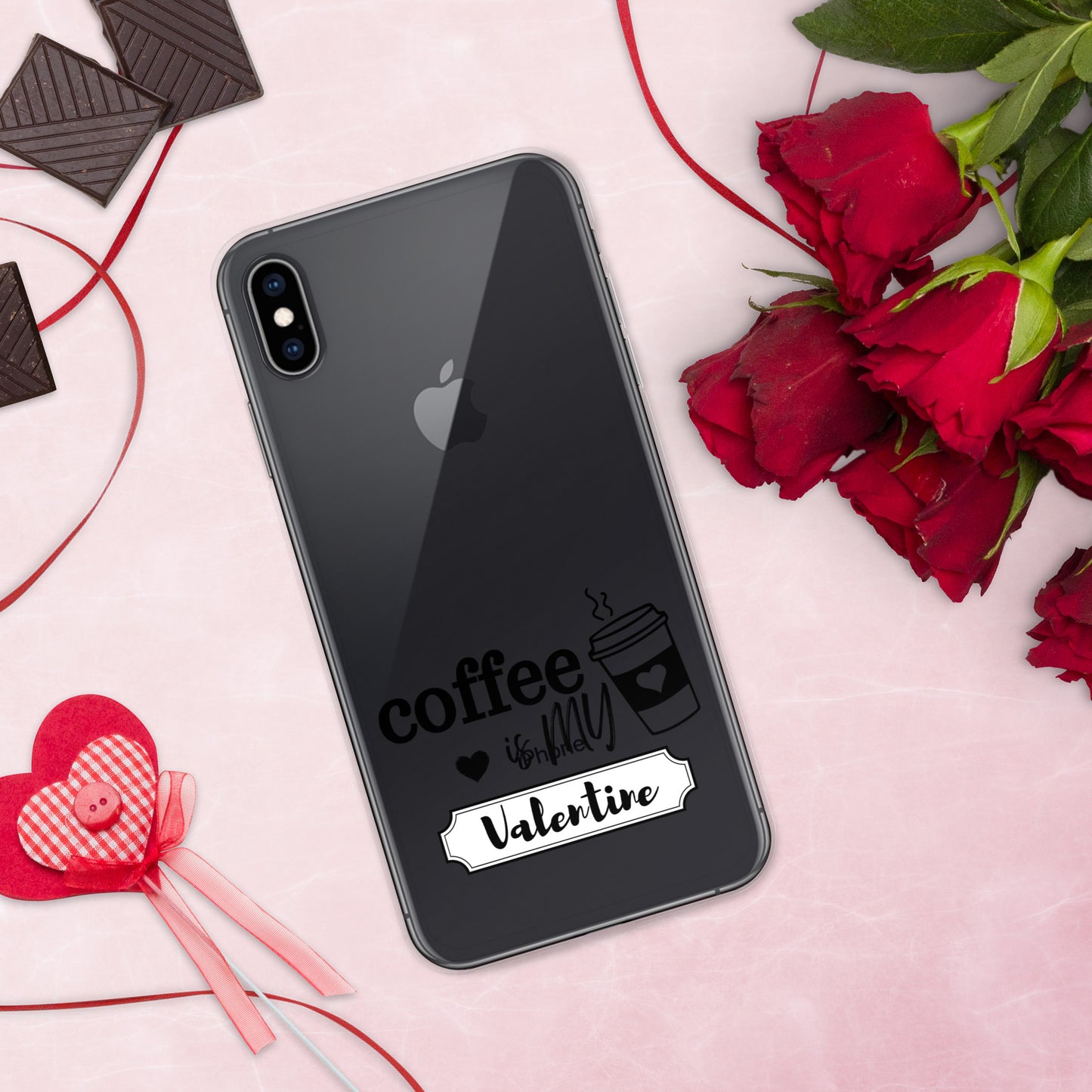 Coffee is my Valentine - iPhone Case