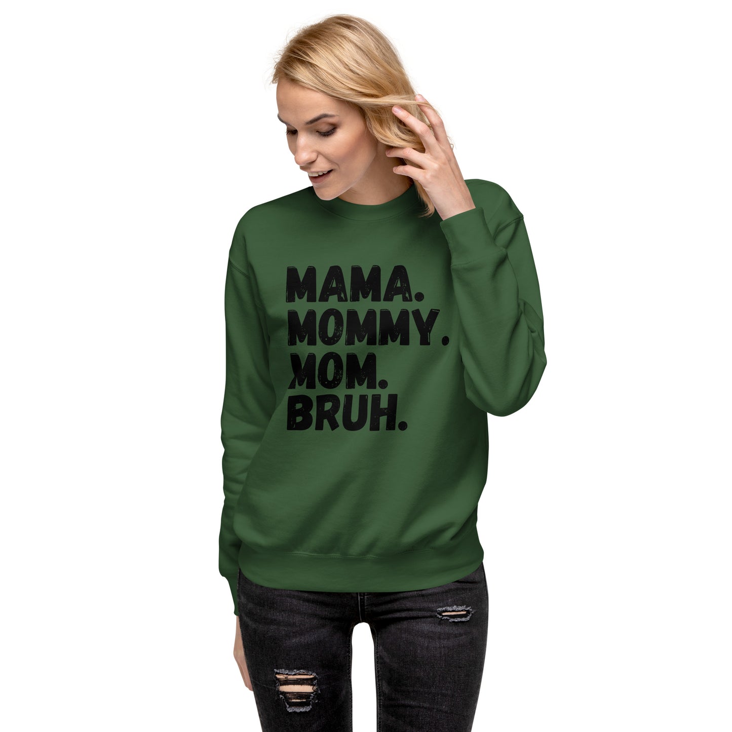 Stages of a mom - Unisex Premium Sweatshirt