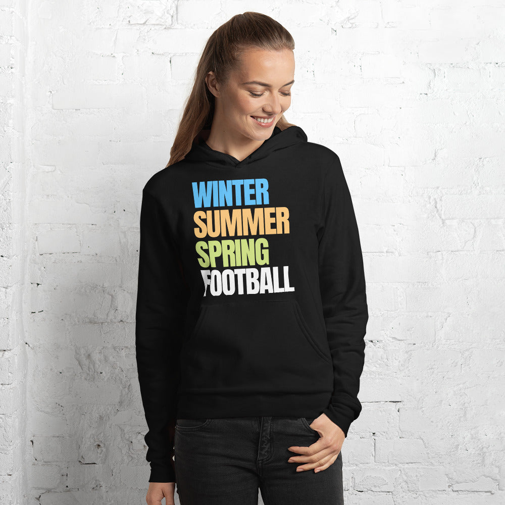 Seasons Football Unisex Hoodie (Bella + Canvas)