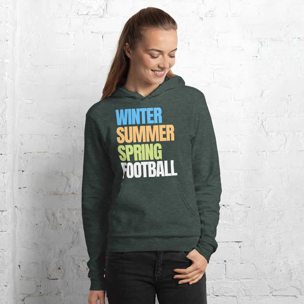 Seasons Football Unisex Hoodie (Bella + Canvas)