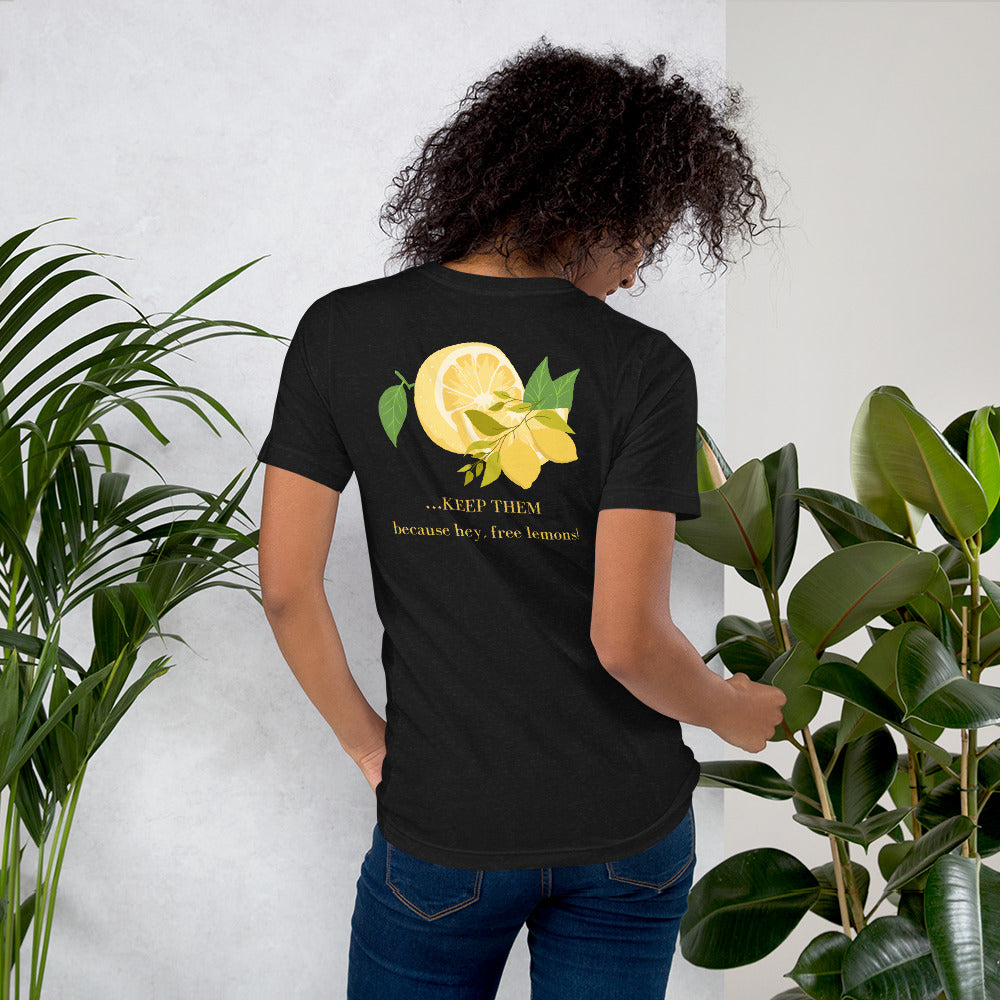 Lemons Unisex T-Shirt (Bella + Canvas)