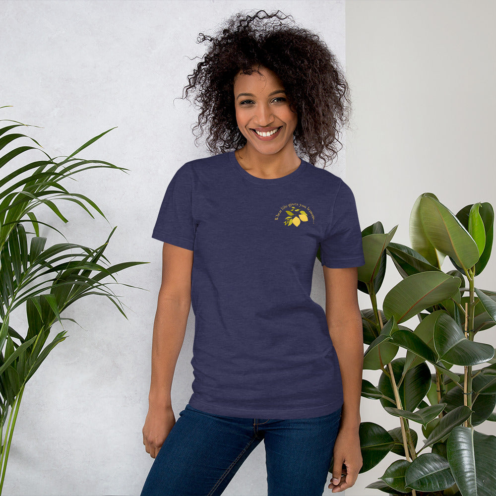 Lemons Unisex T-Shirt (Bella + Canvas)