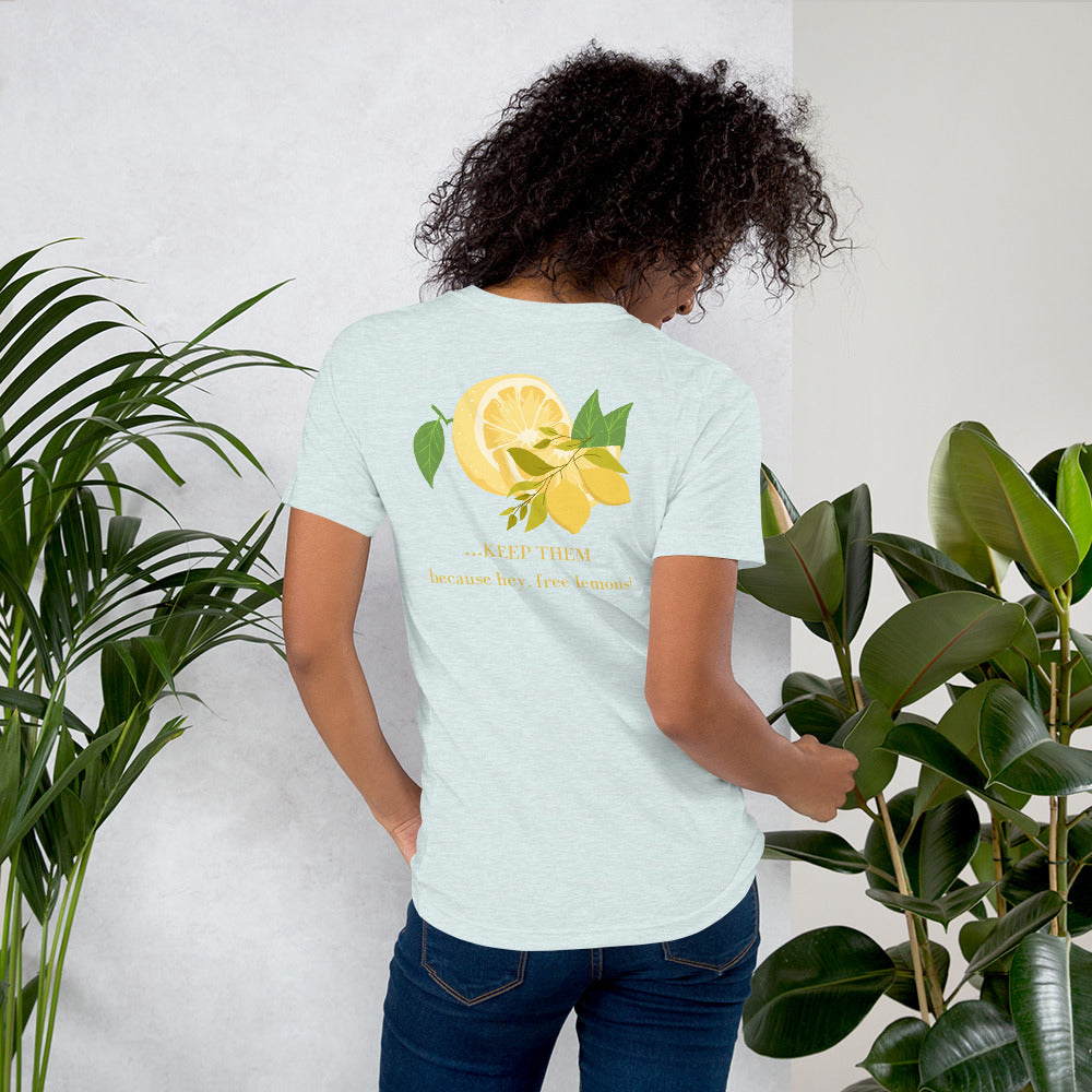 Lemons Unisex T-Shirt (Bella + Canvas)