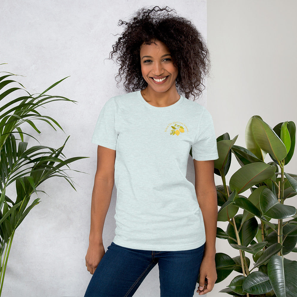 Lemons Unisex T-Shirt (Bella + Canvas)