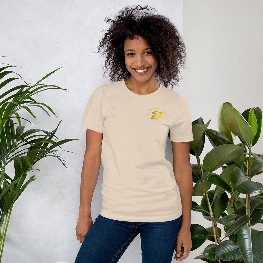 Lemons Unisex T-Shirt (Bella + Canvas)