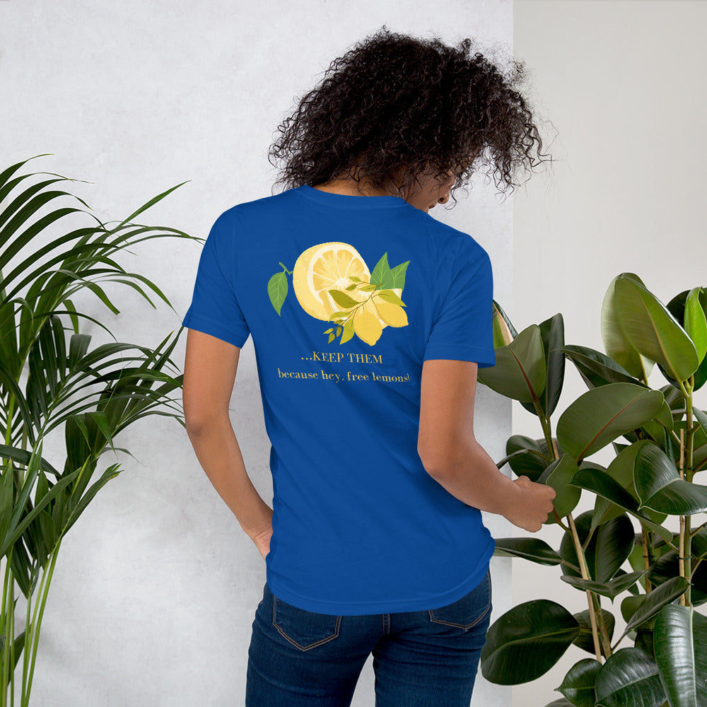 Lemons Unisex T-Shirt (Bella + Canvas)