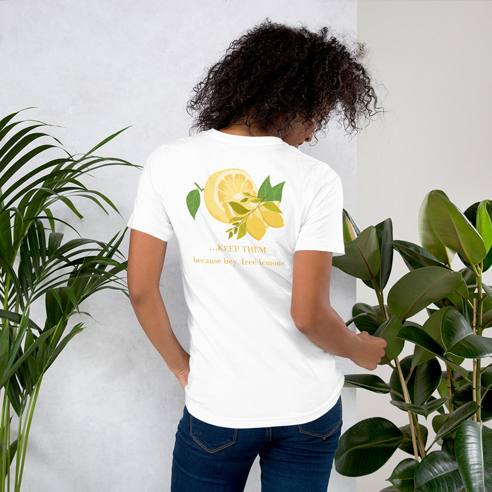 Lemons Unisex T-Shirt (Bella + Canvas)