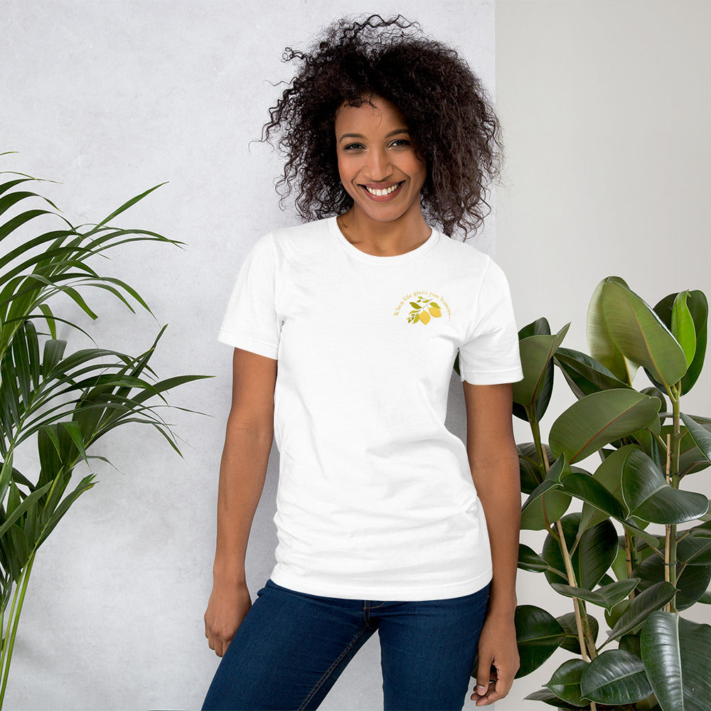 Lemons Unisex T-Shirt (Bella + Canvas)