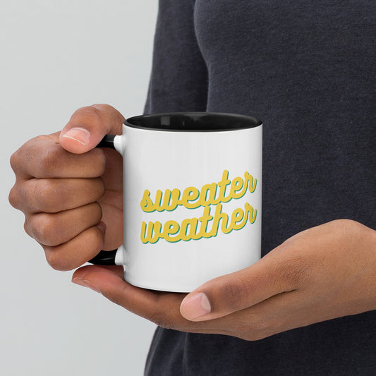 Sweater Weather - Mug with Color Inside