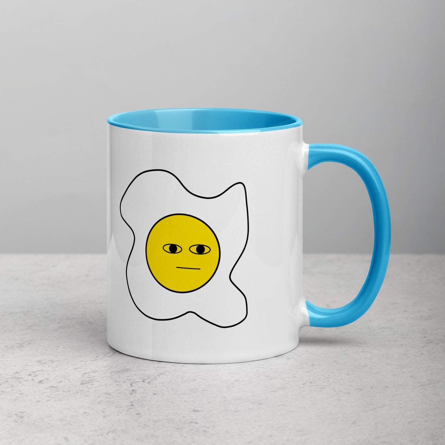 Gary the Egg Mug with Color Inside