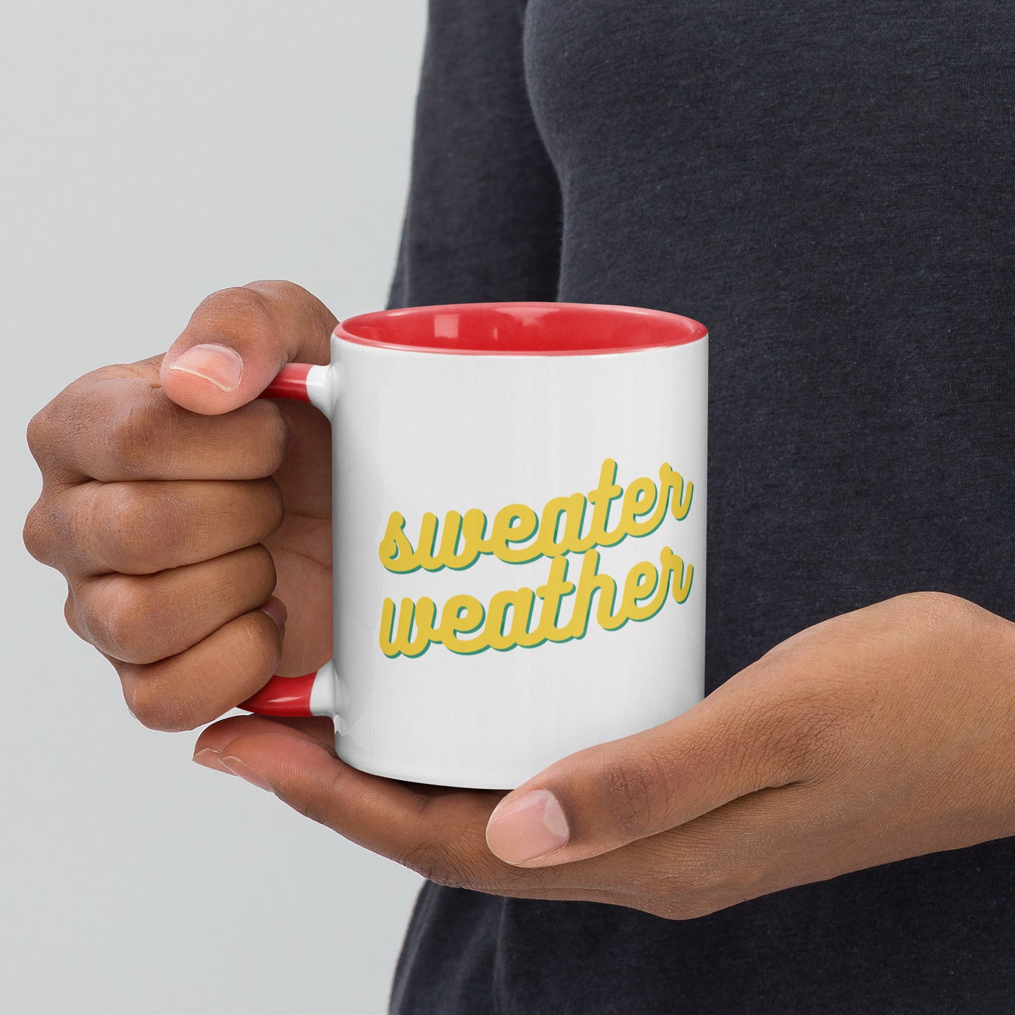 Sweater Weather - Mug with Color Inside