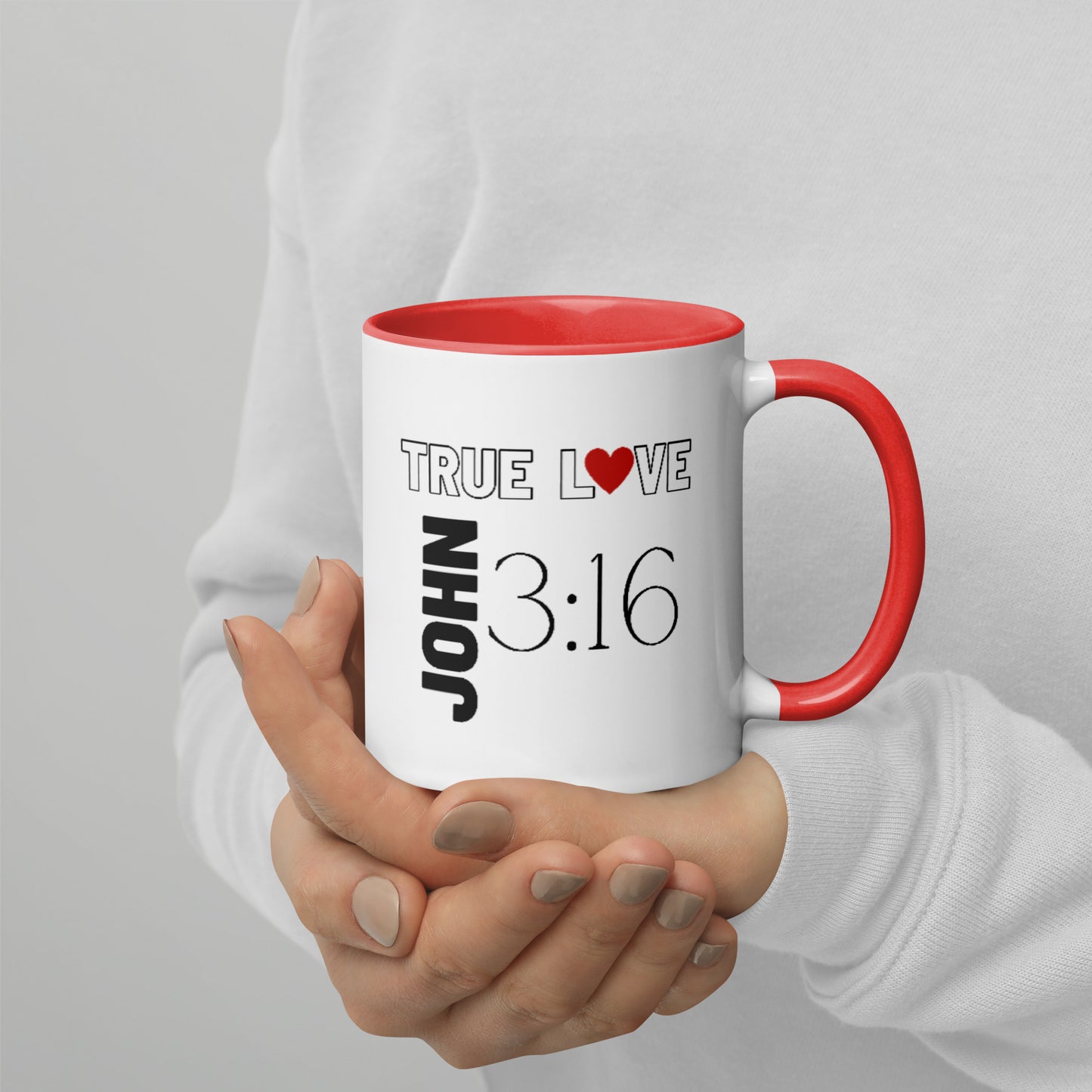 True Love - Mug with Color Inside