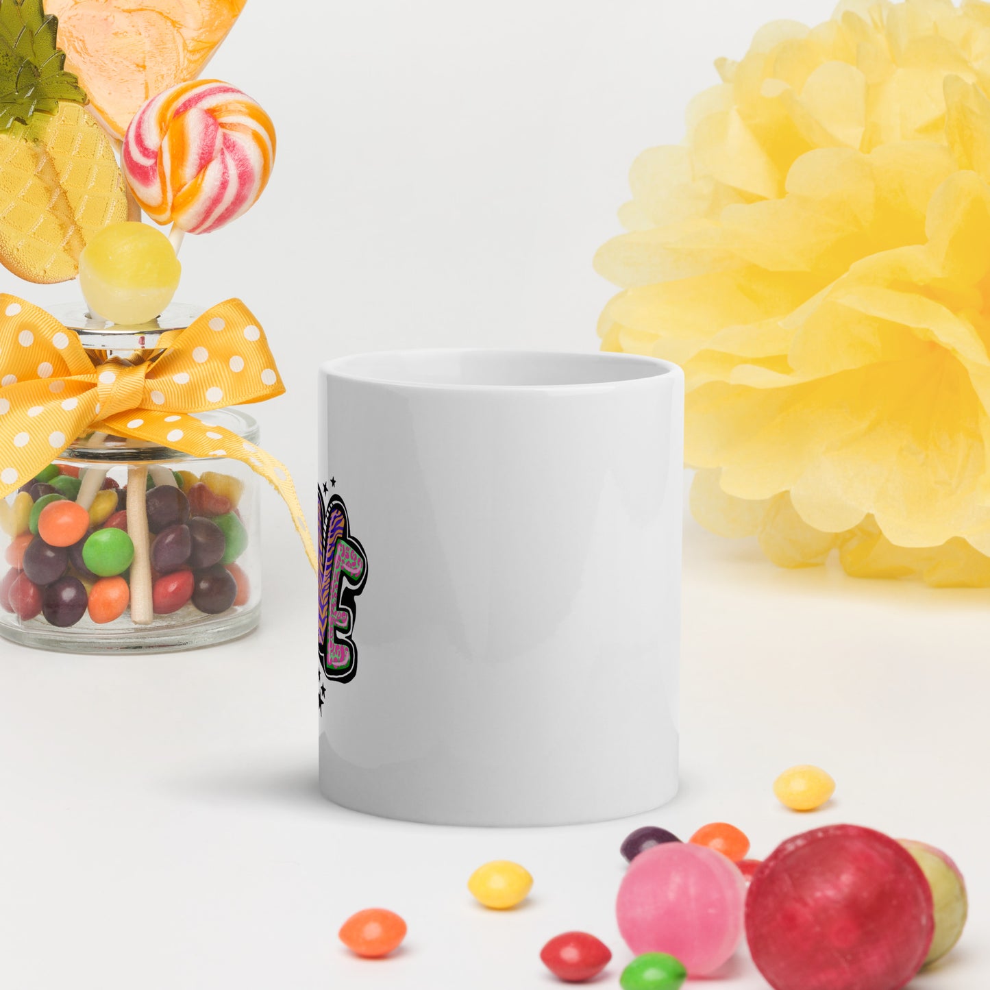 Love - White Glossy Mug