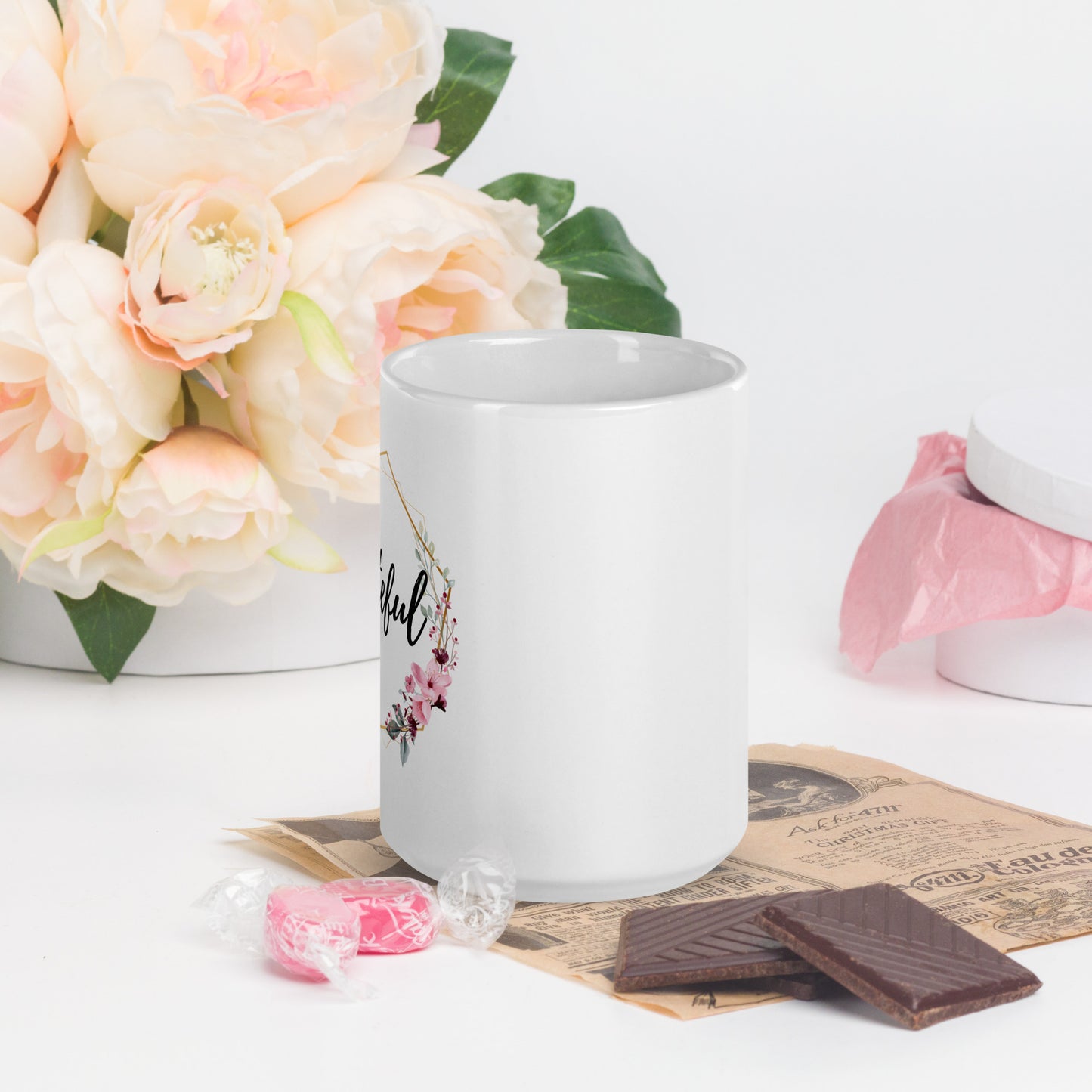 Greatful - White Glossy Mug