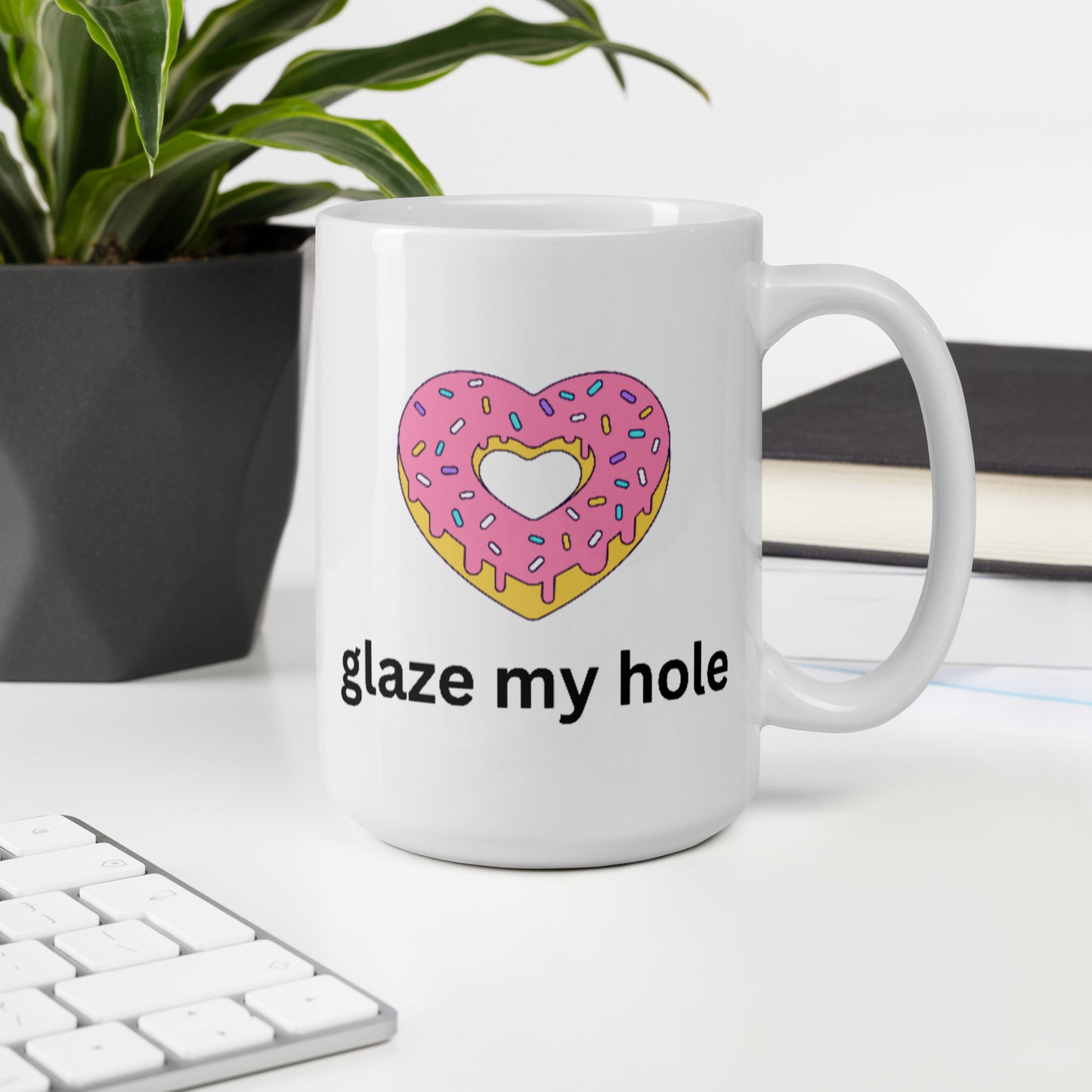 Glaze my Hole - White Glossy Mug