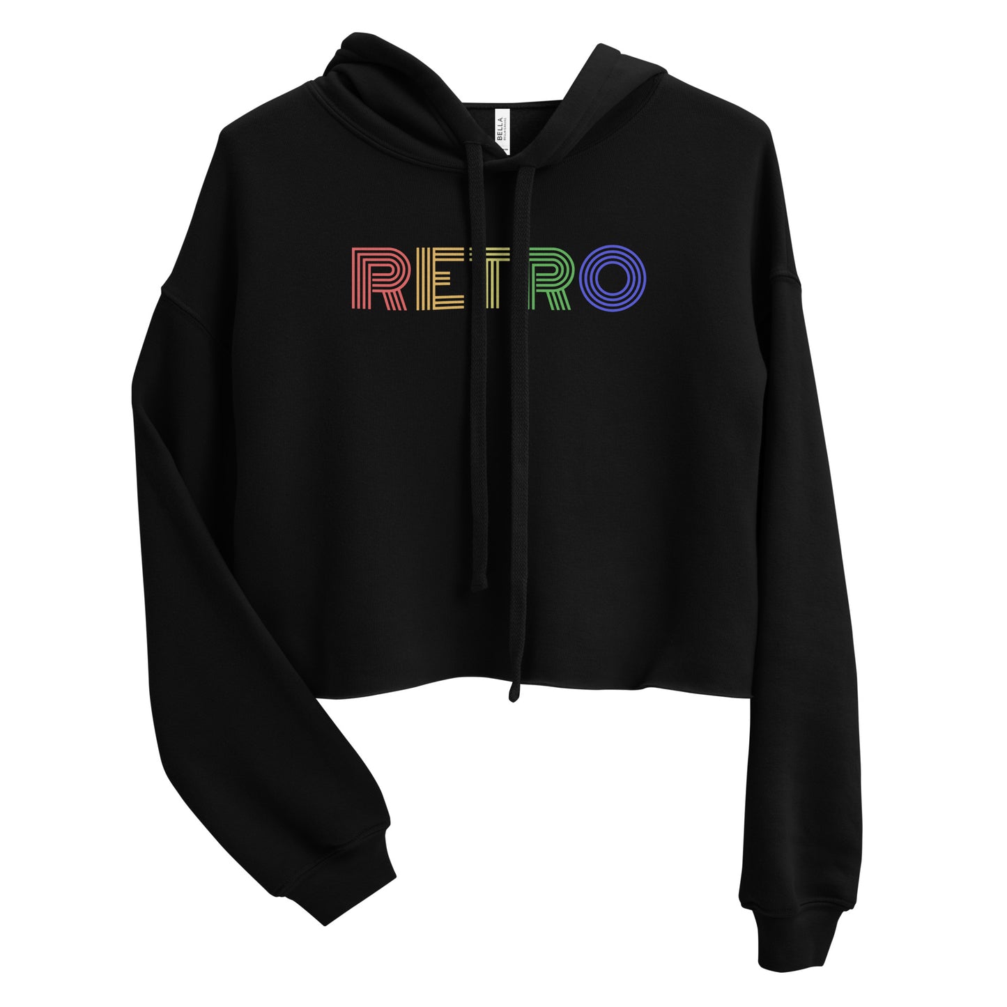 RETRO - Crop Hoodie (Bella + Canvas)